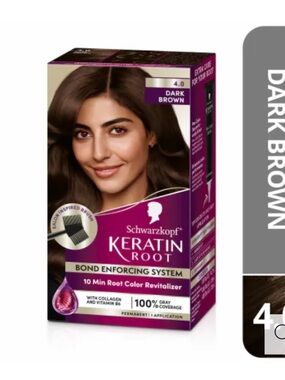Schwarzkopf Keratin Root Hair Color — Dark Brown (4.0)